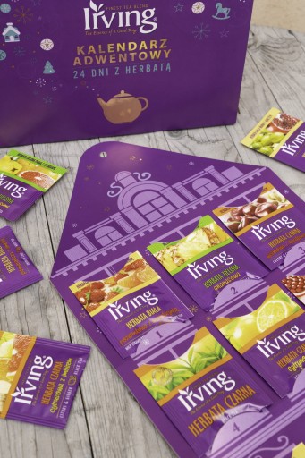 Čajový adventný kalendár IRVING