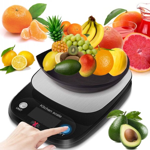 ELEKTRONICKÁ PRESNÁ KUCHYŇSKÁ VÁHA 5 kg/1g LCD
