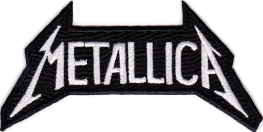Vyšívaná termolepiaca náplasť METALLICA