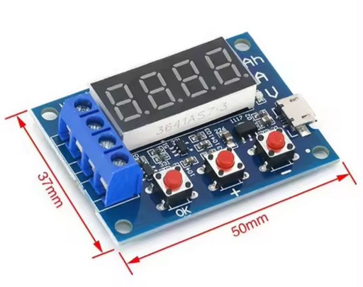 METER KAPACITY Článku TESTER BATÉRIE 0-15V HW-586