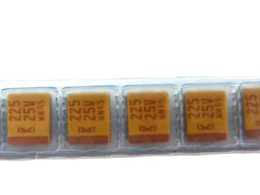 Tantal SMD 2,2uF 20% 25V DC 100ks