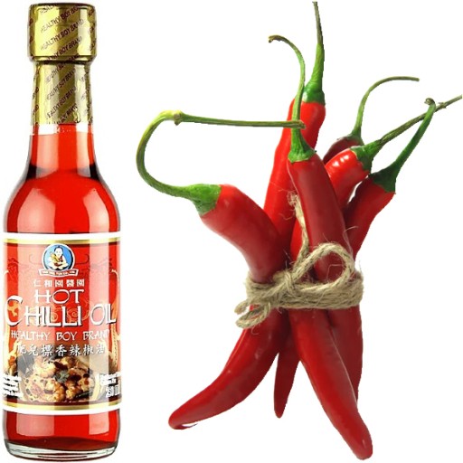 Thajský horúci chilli sójový olej 250 ml HB