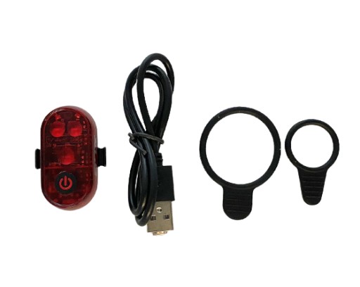 ZADNÁ LAMPA NA BICYKEL XLC ALTAIR CL-R26 USB, KÁBLOVÁ, LED, BICYKELOVÁ LAMPA