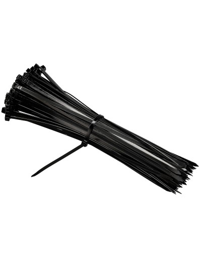 Sťahovacie pásky 4,6x250mm Čierna 100 ks
