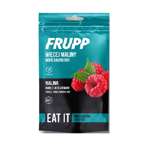 Mrazom sušené maliny, mrazom sušené ovocie 13g FRUPP