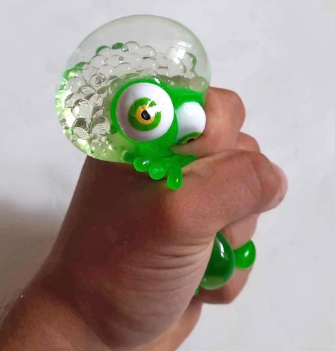 Žabičková hračka s bublinkami na stláčanie