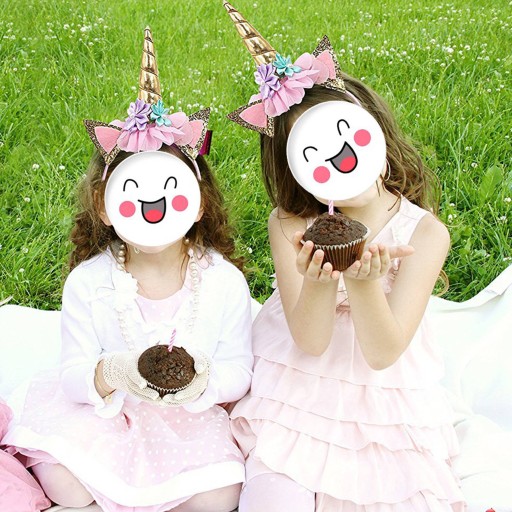 ČELENKA PRE DIEVČATVO JEDNOROŽEC HORN UNICORN PROM ŠATY