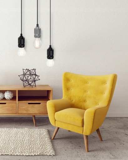 STROPNÉ ZÁVESNÉ LAMPY, LUSTER, FARBY, LAMPA E27