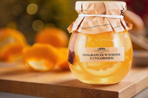 POMERANČ V SIRUPE SO ŠKORICOU NA ČAJ NATURA