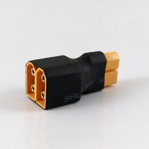 Adaptér MSP - rozbočovač XT-60 (zástrčka) - 2x XT-60 (zásuvka), integrovaný