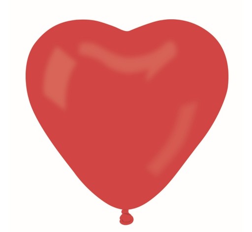 Valentínske latexové srdiečkové balóny, červené srdiečka, 5 kusov