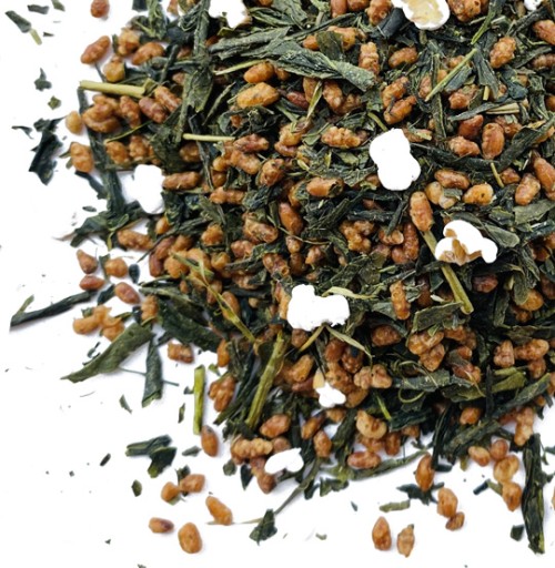 Genmaicha originálny čaj z JAPONSKA s ryžou 50g Bancha + Sencha s praženou