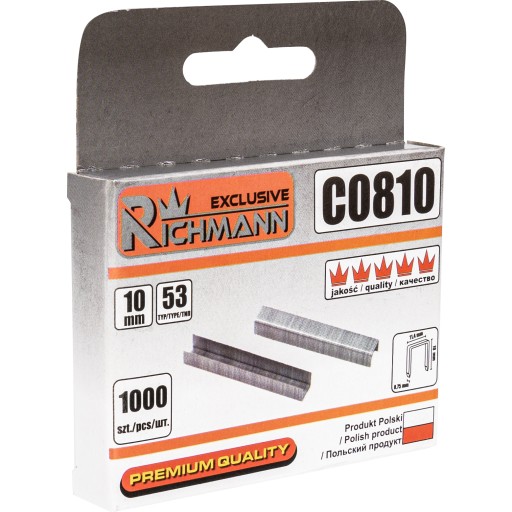 Čalúnnické sponky 10MM typ 53 1000 ks CORONA