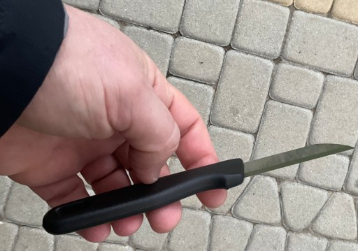 NÔŽ KUCHYNSKÝ NÔŽ NEMECKÁ SOLINGEN LOPAČKA NA LÚPANIE ZELENINY 6cm 2ks