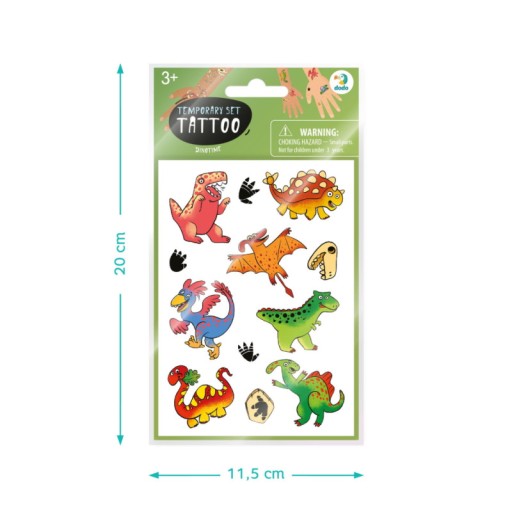 Sada tetovania dinosaurov pre deti