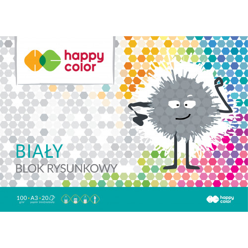 Biely blok na kreslenie A3, 100g, 20 listov, 10 kusov