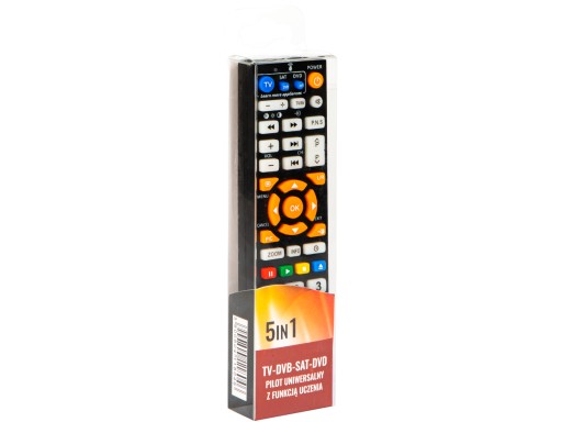 Univerzálny samoučiaci sa diaľkový ovládač pre DVD DVB-T SAT TV