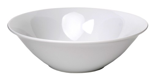 Miska na šalát, biela porcelánová misa, 18 cm KO-0154