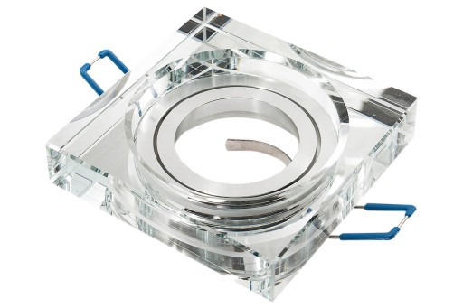 HRUBÉ POHYBLIVÉ SKLENENÉ TVAROVKY WHI LED SQUARE +GU10