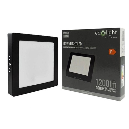 Svietidlo Plafon LED stropné svietidlo s povrchom 12W 4000K neutrálne 17x17cm