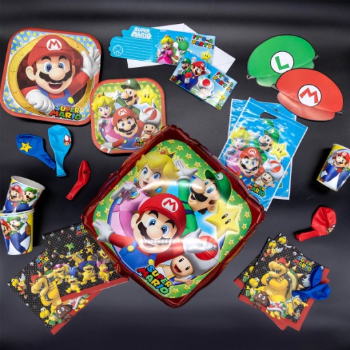 Papierové taniere Super Mario Bros 18 cm 8 ks.