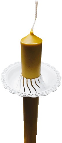 Držiak na DRINK na sviečku ku krstu a svätému prijímaniu CELEBRATE 7,5 cm