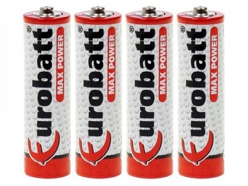 BATÉRIE EUROBATT SILNÝ VÝKON R06 AA BATÉRIE 4 KS