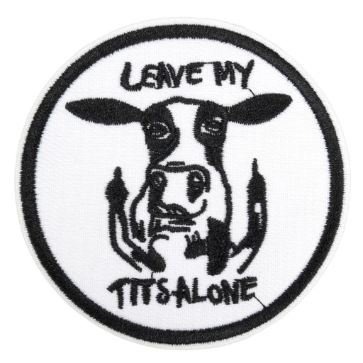 IRON-ON Thermo Patch Rebel Cow Fuck