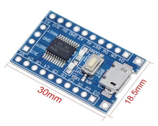 578 Modul mini mikrokontroléra STM8 STM8S103F3P6