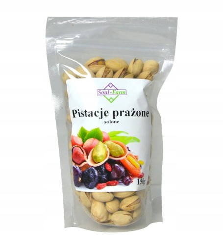 Pražené, solené pistácie, LAHODNÉ 150g Soul-Farm