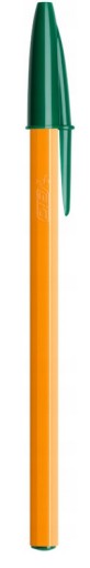 BIC ORANŽOVÉ ZELENÉ PERO