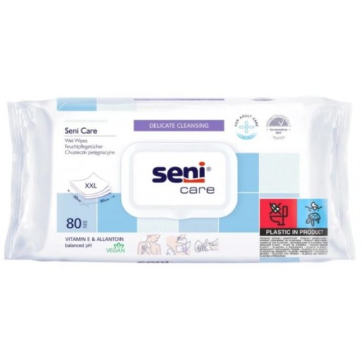 Seni Care vlhčené obrúsky 80 kusov