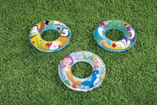 Krúžok na plávanie pre deti Delfíny BESTWAY Sea Animals 51cm