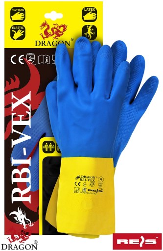 RBI-VEX latexové gumené rukavice, veľkosť 10