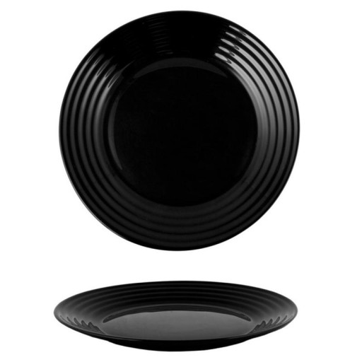 Dezertný tanier 19 cm čierny HARENA LUMINARC
