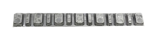 HMOTNOSTI Olovených kolies 7x5g + 6x2,5g