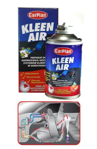 CarPlan dezinfekčný prostriedok na klimatizáciu 150ml