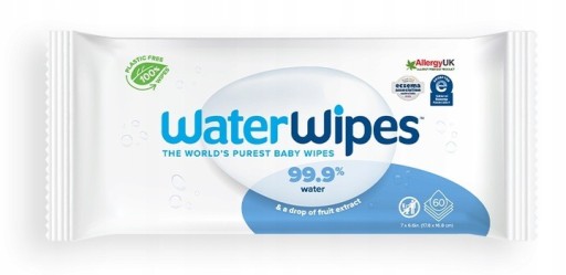 WaterWipes Vlhčené obrúsky pre deti Water Wipes 60 ks BIO