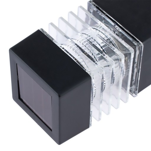 SOLAR LED záhradné svietidlo Black MARTIN