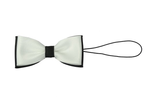 Chlapčenský detský motýlik ČIERNO-BIELY motýlik Elastický pásik Communion DARČEK
