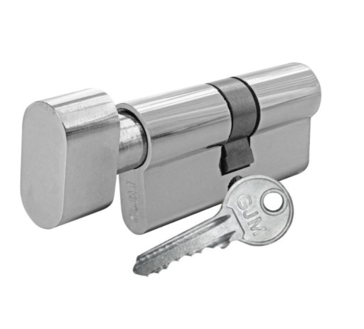 VLOŽKA S GOMBÍKOM GJM NICKEL 3 KĽÚČE 30G/35