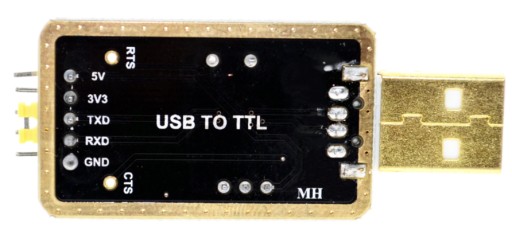 CH340G USB RS232 TTL UART prevodník