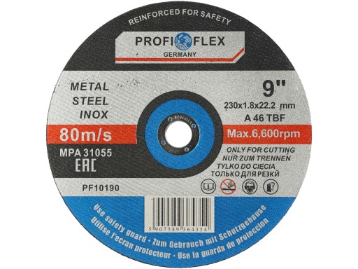 ŠTÍNOVÝ KOV REZNÉ KOTÚČE INOX 230X1,8mm PROFI PROFESIONAL