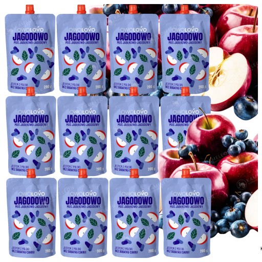 OWOLOVO ovocné bez cukru ČUČORICA - JABLKOVÁ ČUČORICA 200g