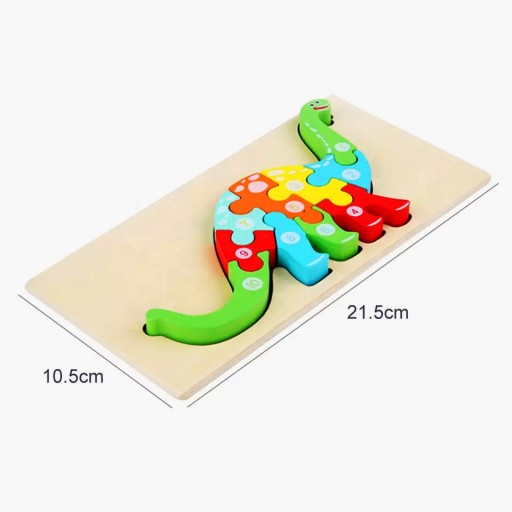 DREVENÉ HÁDANKA DINOSAUR PRE DETI