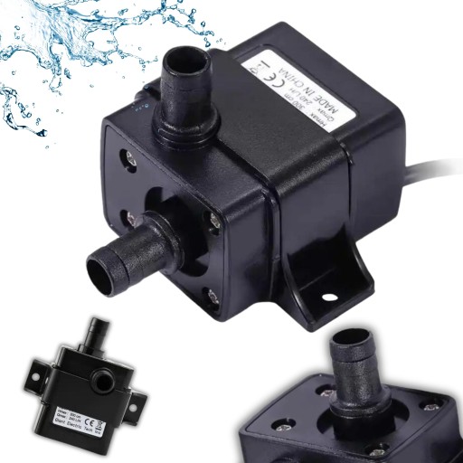 ČERPADLO VODNÉ ČERPADLO KVAPALNÉ 240L/H 12V IP68 3M OBEH SILNÝ KÁBEL