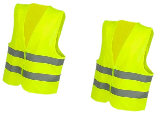 REFLEXNÁ VESTA ŽLTÁ ŽLTÁ 2KS C9K27