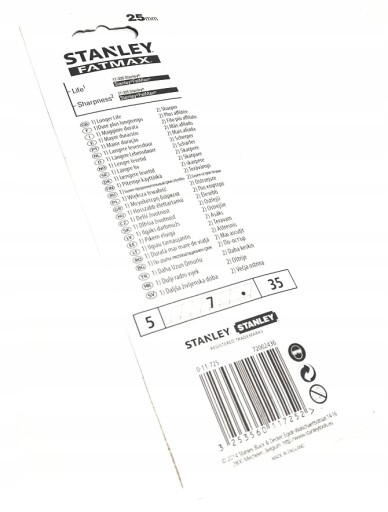 lámacie čepele FATMAX 25MM 5KS 11-725 STANLEY