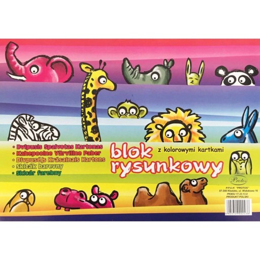 FAREBNÝ BLOK A4 80g 16k. Školskí protos