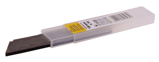 LAMACIE ČEPELE 18 mm NÁHRADNÁ VLOŽKA NÁHRADNEJ ČEPELE PRE NŮŽ NA TAPETY 10 ks